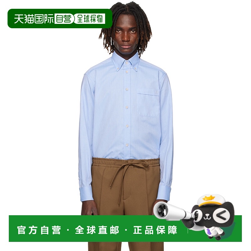 1h可退 香港直邮潮奢 Valentino 华伦天奴 男士 蓝色 Vlogo Embro