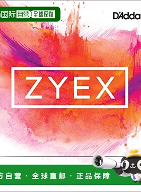 【日本直邮】达达里奥 中提琴弦 Zyex型D弦 中等张力 DZ413 MM