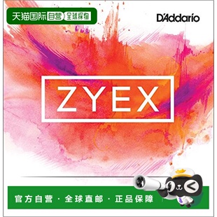 【日本直邮】达达里奥 中提琴弦 Zyex型D弦 中等张力 DZ413 MM