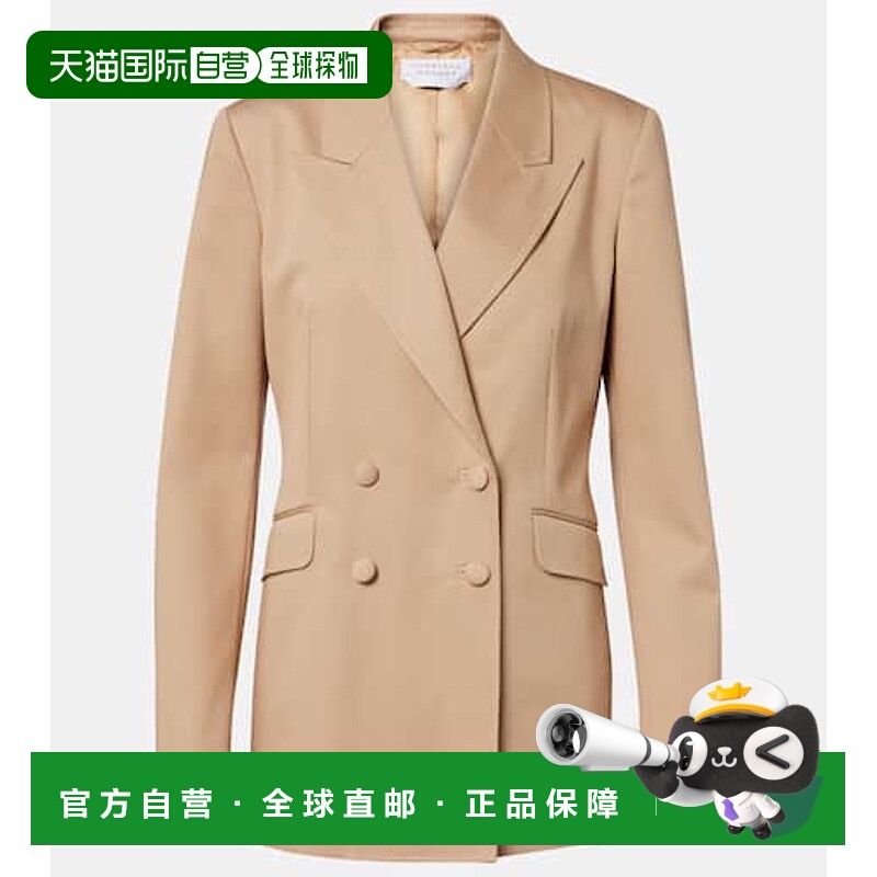 香港直邮Gabriela Hearst 女士 Angela 双排扣棉质西装外套