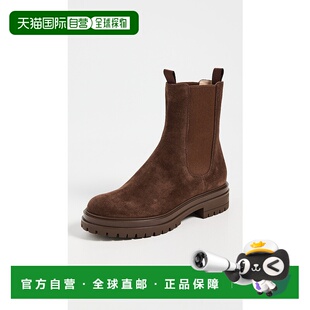 香港直邮Gianvito Rossi 吉安维托 罗西 女士 Chester 绒面革靴子