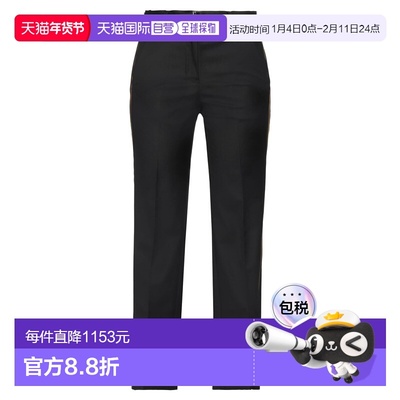 1h可退 香港直邮Sacai 女士 休闲长裤 black黑色 舒适时尚裤子