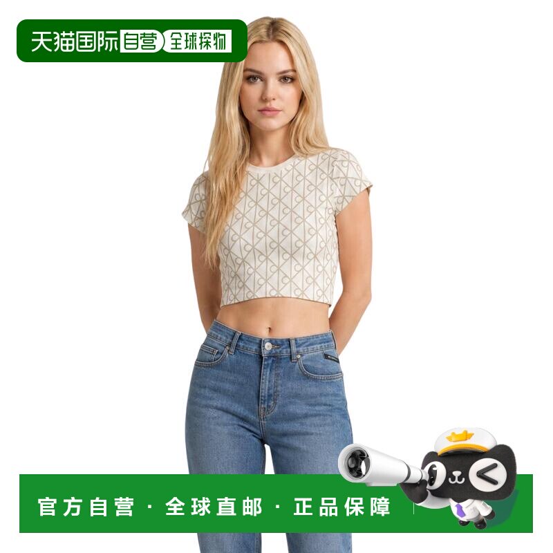 欧洲直邮CALVIN KLEIN JEANS 女士T恤 LV047G830GYAS AW2026上衣图片