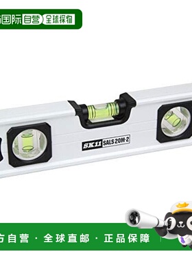 【日本直邮】Sk11藤原产业 水平尺 铝制细型 带磁铁 200mm SALS20