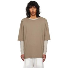 美国直邮RICKOWENS男士T恤圆领徽标上装简约时尚舒适透气潮流男装