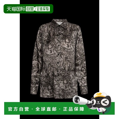 1h可退 香港直邮GOLDEN GOOSE 女士 印花羈扣襯衫 GWP02263P00215