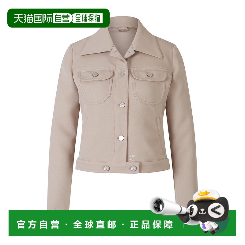 香港直邮Courreges 长袖休闲夹克 VESCBL002PL0007