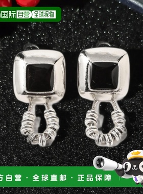 1h可退 日本直邮TOGA TOO 女士 合金材质 圆环串珠耳钉 设计感耳