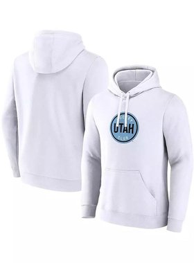 美国直邮Fanatics 犹他州冰球俱乐部草案标志男士白色套头连帽衫
