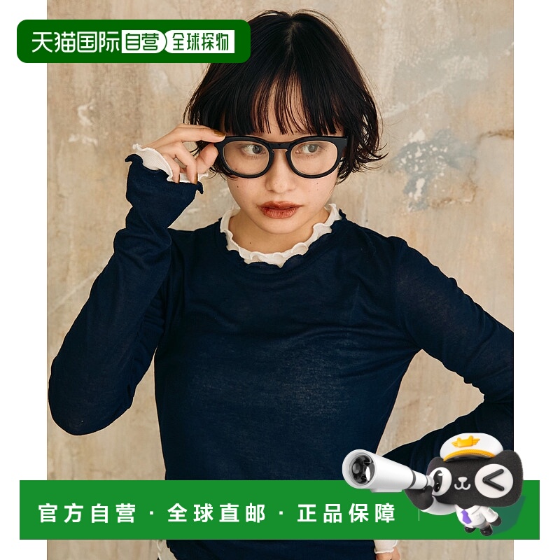 1h可退 日本直邮Crisp 女装 蝴蝶结叠层设计T恤 c1k3792b