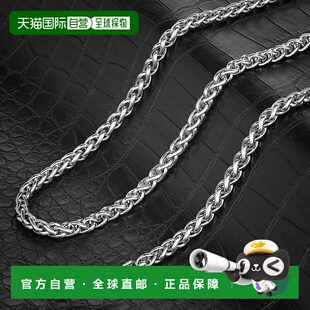 抛光不锈钢 毫米 自营Crucible 小麦链 Angeles Spiga Los