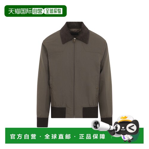 香港直邮Prada 普拉达 男士 浅棕套头上衣 GEB335SOOO6287