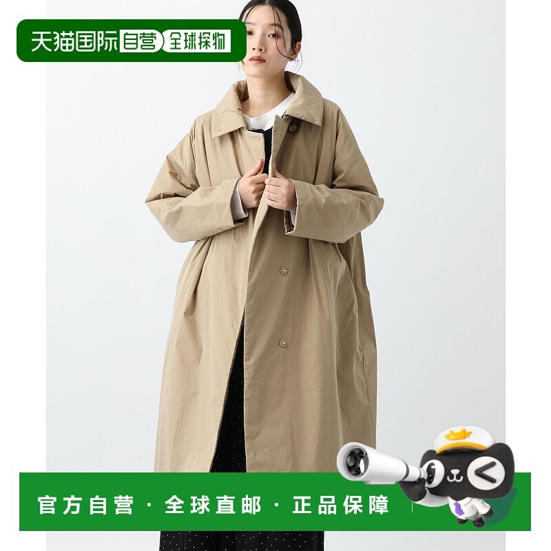 1h可退 日本直邮studio CLIP 女装 棉尼龙 中棉长款外套 宽松简约