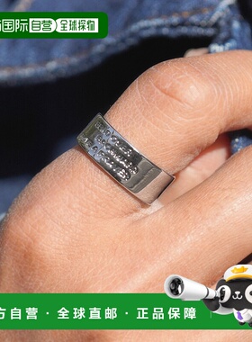 1h可退 日本直邮JIGGYS SHOP 男士刻字合金戒指 215677