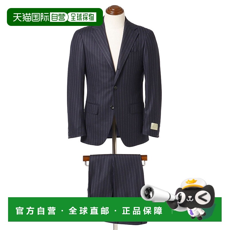 1h可退 日本直邮Brilla per il gusto 男士ESCORIAL紫色条纹西装