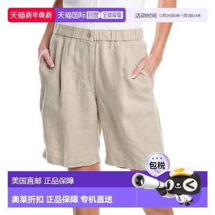 美国奥莱直发 多色 自营EILEEN FISHER亚麻短裤