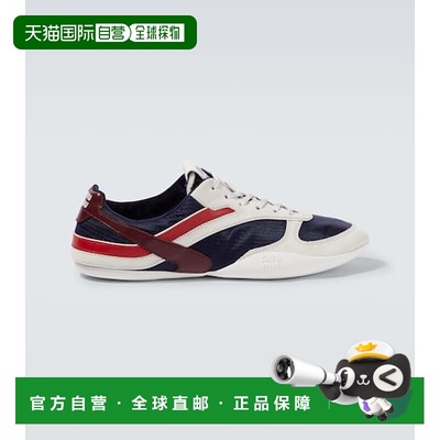 1h可退 香港直邮潮奢 Miu Miu 缪缪 男士 Gymnasium 山羊皮边运动