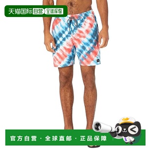 Draws Freebird Dye Tie Navy Men Shorts Trunk Curl 自营Rip