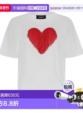1h可退 香港直邮Dsquared2 二次方 女士 圆领 T 恤 S75GD0335S230