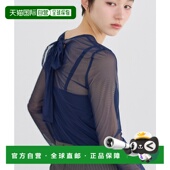 1h可退 HAIZI2560 上衣 日本直邮HAKU 女士背后蝴蝶结设计透视长袖