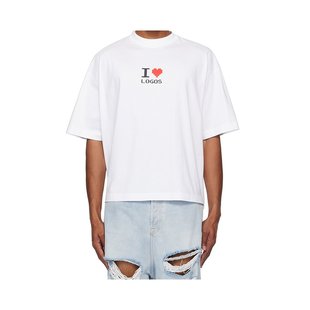 SS2025 VETEMENTS UA66TR695WWHITE T恤 白色 男士