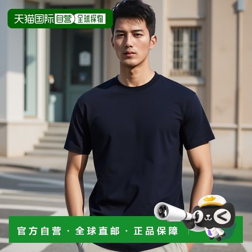 香港直邮GIVENCHY 男士T恤 BM71NK3YRJ499 AW2025 蓝色