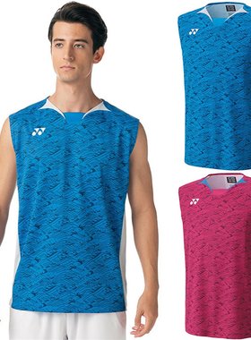 日本直邮YONEX 男式衬衫无袖网球羽毛球服上衣 YONEX 10614