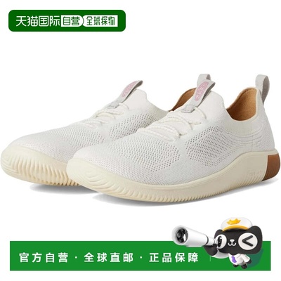 自营Women's KEEN KNX Knit Sneakers Star White Slip On Comfor