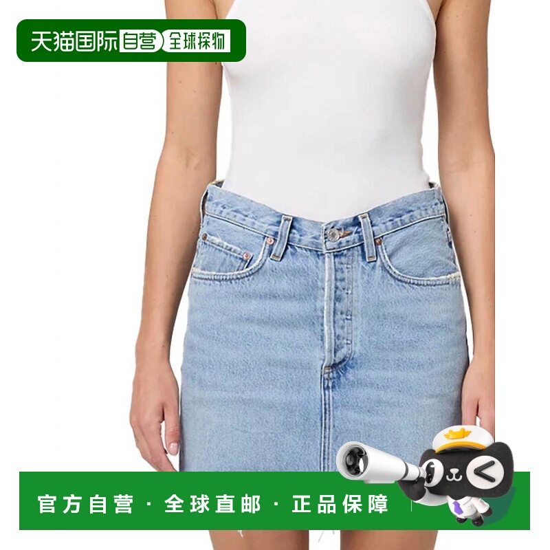 自营agoldeV腰迷你裙正式生效 美国奥莱直发半身裙a字裙