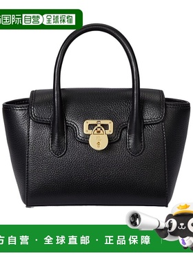 香港直邮Ralph Lauren Tanner 粒面皮革小号挎包斜挎包 100056072