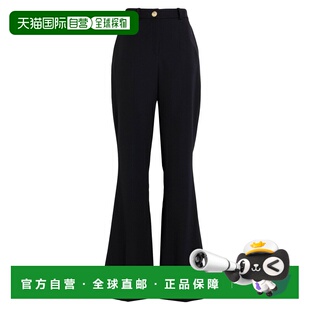 1h可退 香港直邮潮奢 Balmain 巴尔曼 女士 休闲长裤 black黑色