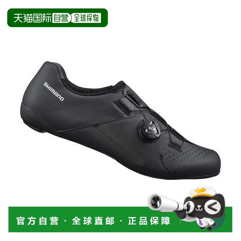 【日本直邮】禧玛诺RC3自行车骑行鞋公路鞋 宽型22.5cm黑色SPD-SL