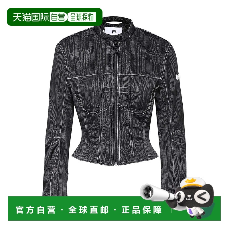 1h可退 香港直邮MARINE SERRE 女士西服 J080SS23W00 SS2023 黑色