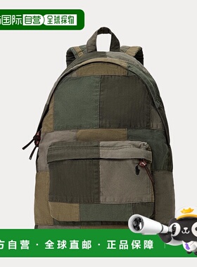 1h可退 日本直邮Polo Ralph Lauren 男士拼接帆布双肩包 MAPOBGS0