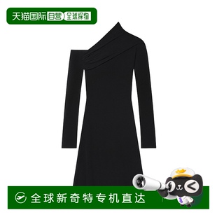 香港直邮潮奢 女士 1小时内可退 Courreges 324 长袖 不对称连衣裙