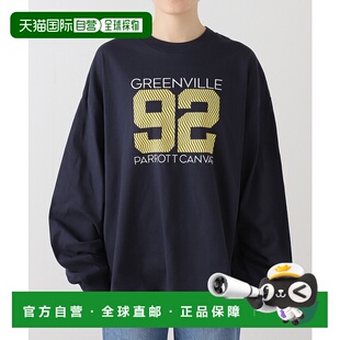日本直邮PARROTT T恤 CANVAS 全棉宽松长袖 PC2521201 女装 1h可退