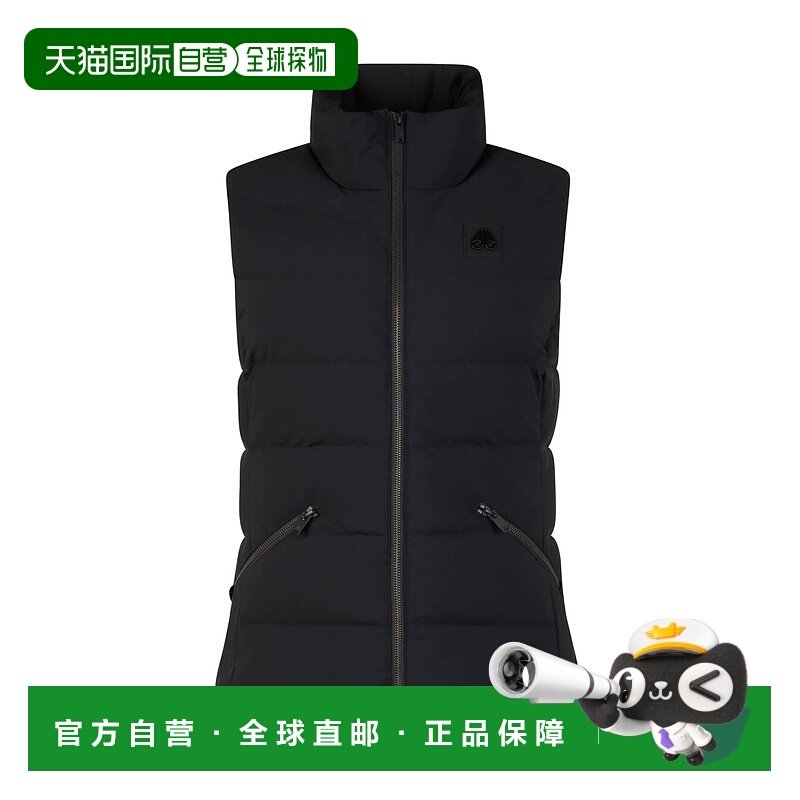 香港直邮MOOSE KNUCKLES 女士马甲 M34LV483292 AW2025 黑色