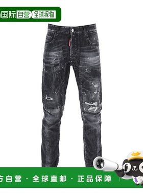 香港直邮DSQUARED2 男士牛仔裤 S74LB1360S30357900 AW2023直筒裤