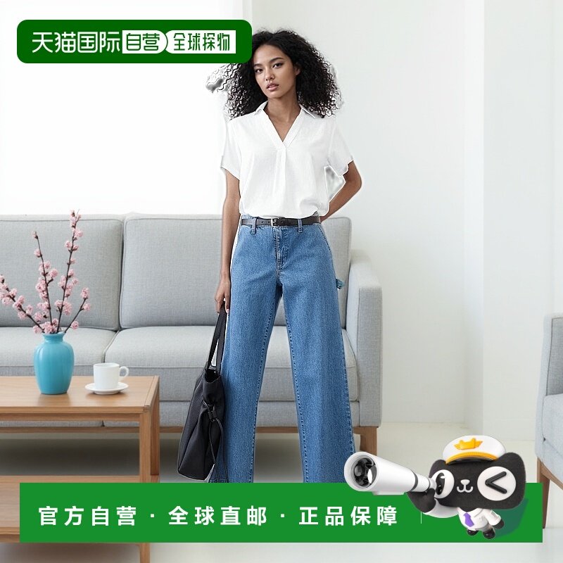 1h可退 日本直邮BANANA REPUBLIC 女士立领麻料混纺上衣 701906,女装/女士精品,衬衫,淘宝优惠券,粉丝福利购,淘宝优惠卷