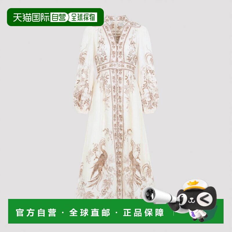 1h可退 香港直邮ZIMMERMANN 女士连衣裙 3501DSS262CREAM AW2026图片