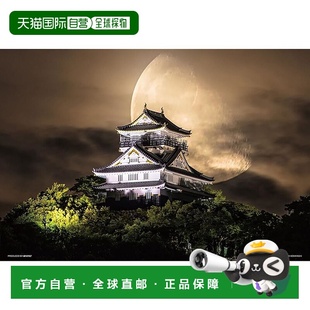 【日本直邮】【日本制】贝弗利300片拼图：月光下的岐阜城（26x38
