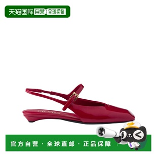 红色 香港直邮PRADA SS2025 1F828N069F015F0E06 露跟凉 女士凉鞋