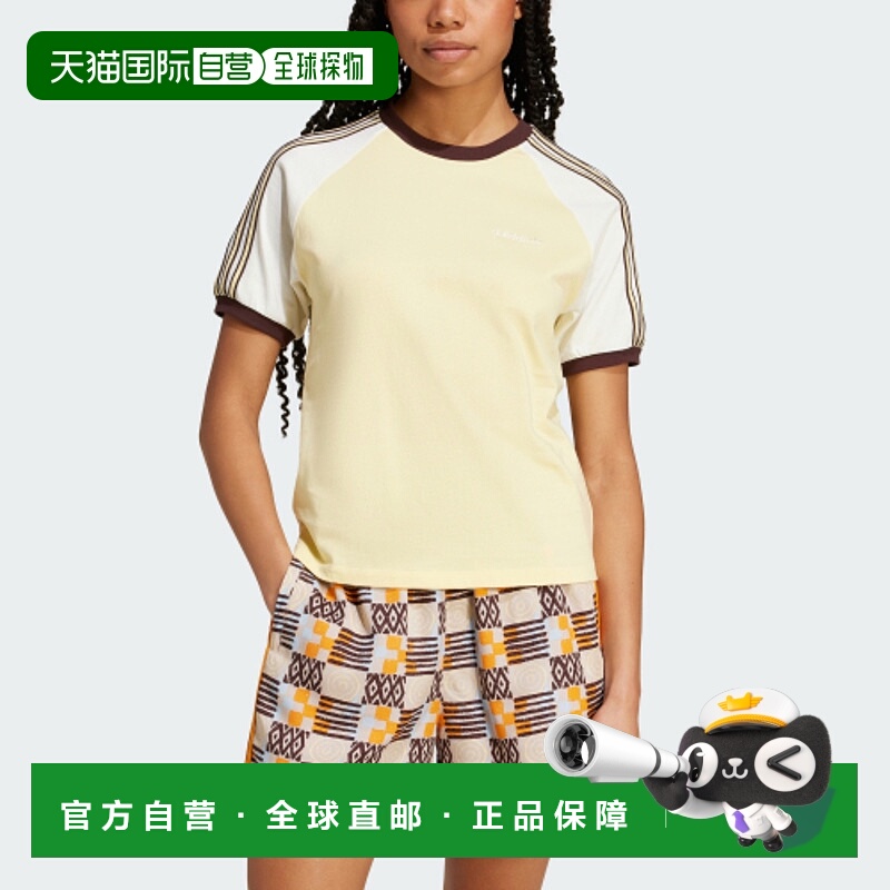 韩国直邮ADIDAS阿迪达斯正品韩版秋冬新款运动时尚女款T恤JD5762