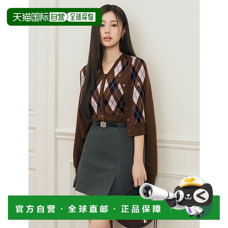 日本直邮SNIDEL 腰带装饰迷你箱型短裙 SN1728EW045339