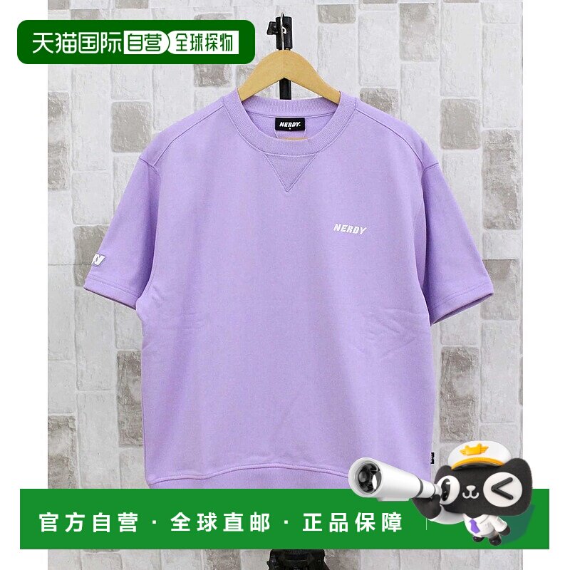 日本直邮NERDY 男士女士ESSENTIAL S/S SWEATSHIRT卫衣 [NE8621EU