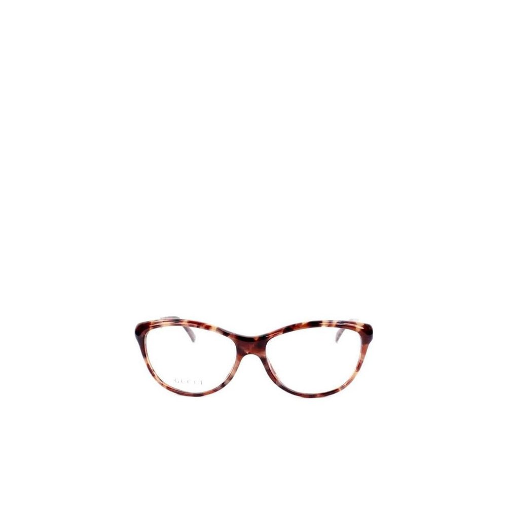 GUCCI 女士眼镜 GG36266FF SS2023 棕色 徽标细节平光镜