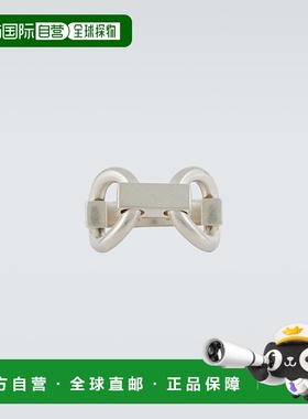 香港直邮Jil Sander 吉尔 桑达 男士 锁链纯银戒指