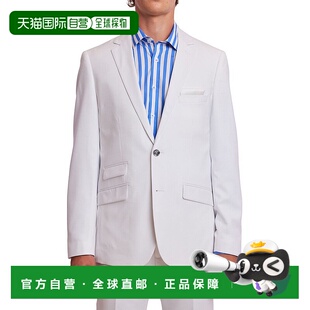 白色 自营 gray佩斯利和灰色多佛凹口夹克 美国奥莱直 paisley