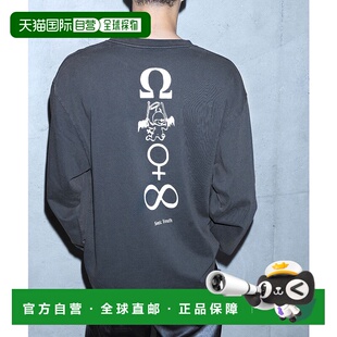 1h可退 日本直邮SONIC YOUTH × monkey time 男装 长袖T恤 黑白