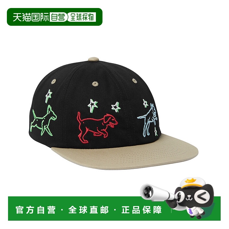 1h可退 日本直邮HUF 男女同款 全棉6片帽檐 半压扣帽 25H_HT00904